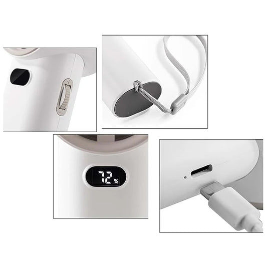Portable Rechargeable Fan – USB Mini Cooling Fan for Travel & Home