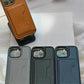 Leather-Texture Protective iPhone Case