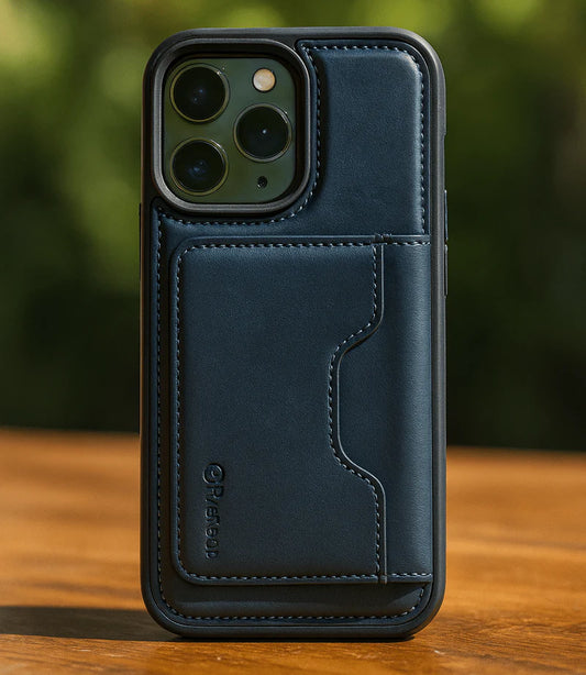 Leather-Texture Protective iPhone Case