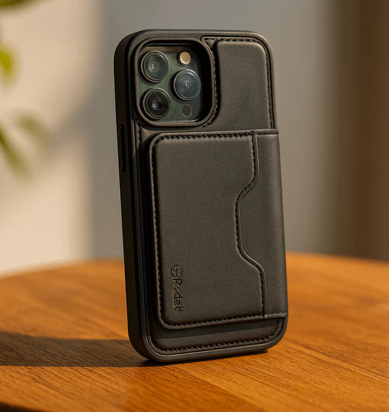 Leather-Texture Protective iPhone Case